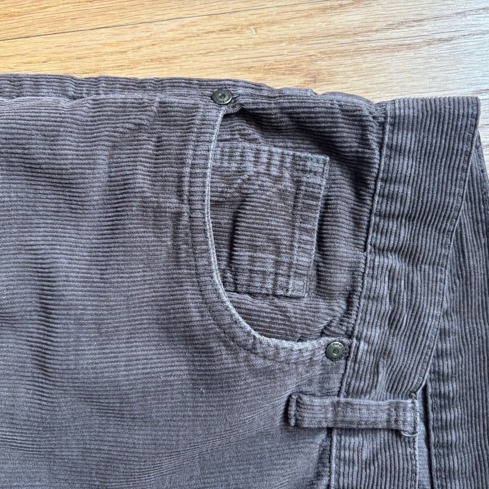 Paper Denim & Cloth Corduroy Pants Men's Brown Classic Straight Leg - 34X30 - Picture 8 of 12